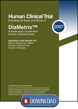 Human Clinical Trail for DiaMetrix Blood Sugar Support